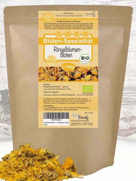 ganze Bio Ringelblumenblüten (Calendula officinalis)