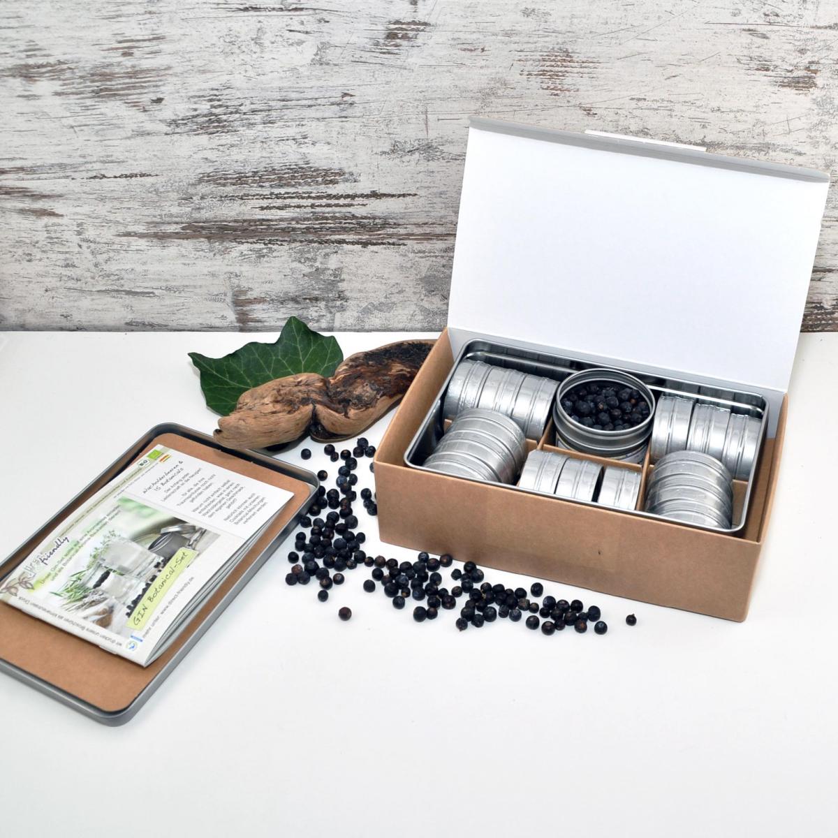 Bio GinBotanical DIYGeschenkset mit 16 Botanicals