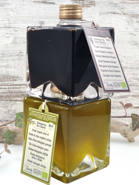 Duett - Bio Geschenkset mit Balsamico und Olivenöl