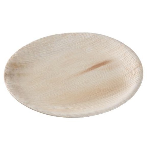 20 Stück - Großer Palmblatt Teller rund 30cm