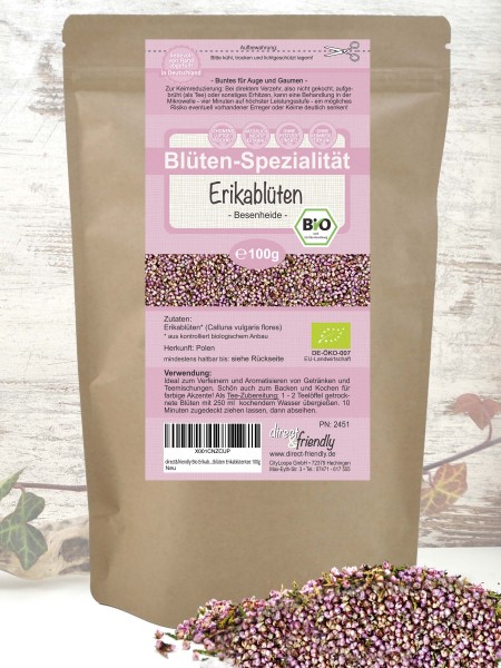 Bio Erikablüten - getrocknet