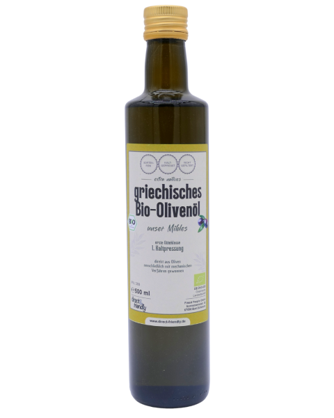 Bio Natives Olivenöl extra "unser Mildes", Koroneiki, Griechenland